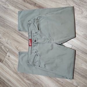 Arizona Jeans Co. Slim Straight Leg Casual Gray Pants Men's 33x30